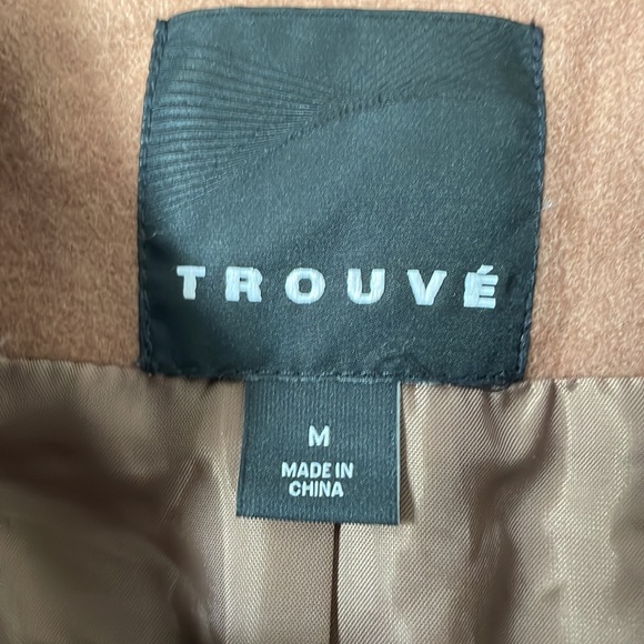 Trouve Camel Brown Shrunken Blazer - Picture 4 of 6